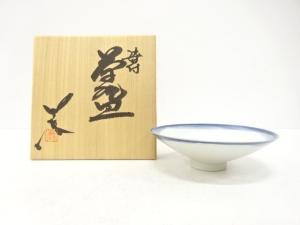 加藤巌造　染付　茶碗